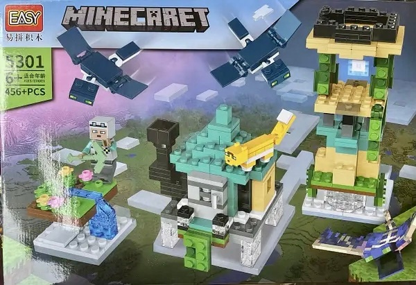Конструктор майнкрафт "Будинок відьми" Minecraft, 456 деталей
