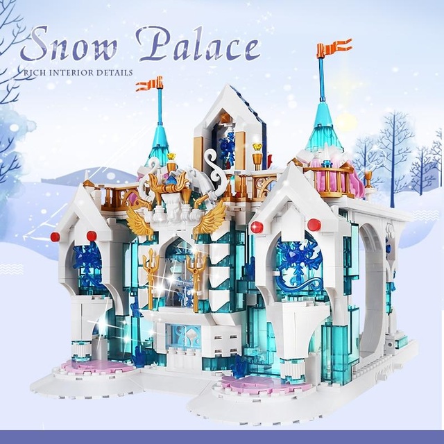Конструктор Снежный дворец Принцессы Дисней MOULD KING MK-11008 (аналог Лего )