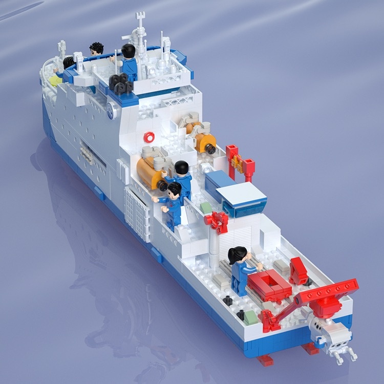 Конструктор Корабель льодокіл, 2185 деталей, PANLOS 688010.
