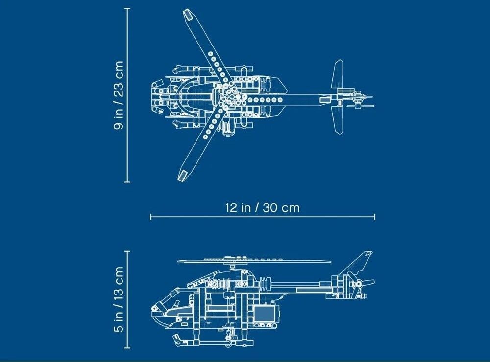 Конструктор Рятувальний Вертоліт Technic, 364 деталі