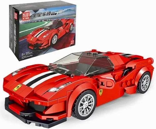 Конструктор машинка Ferrari 488 GTB – 329 деталей Mould King 27006.