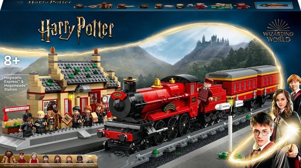 Конструктор Harry Potter Гоґвортський експрес і станція Гоґсмід, 1074 деталі