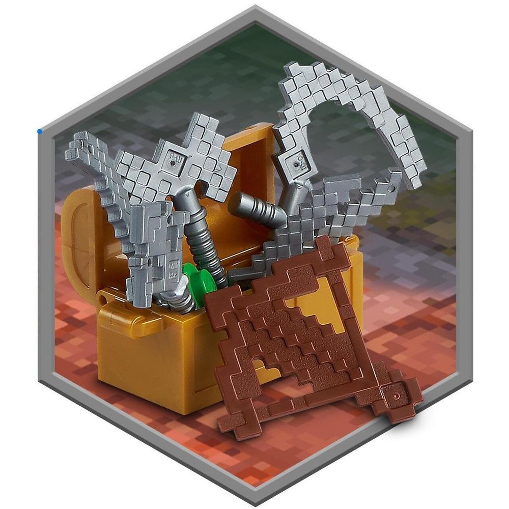 Конструктор Minecraft Гидота з джунглів, 501 деталь