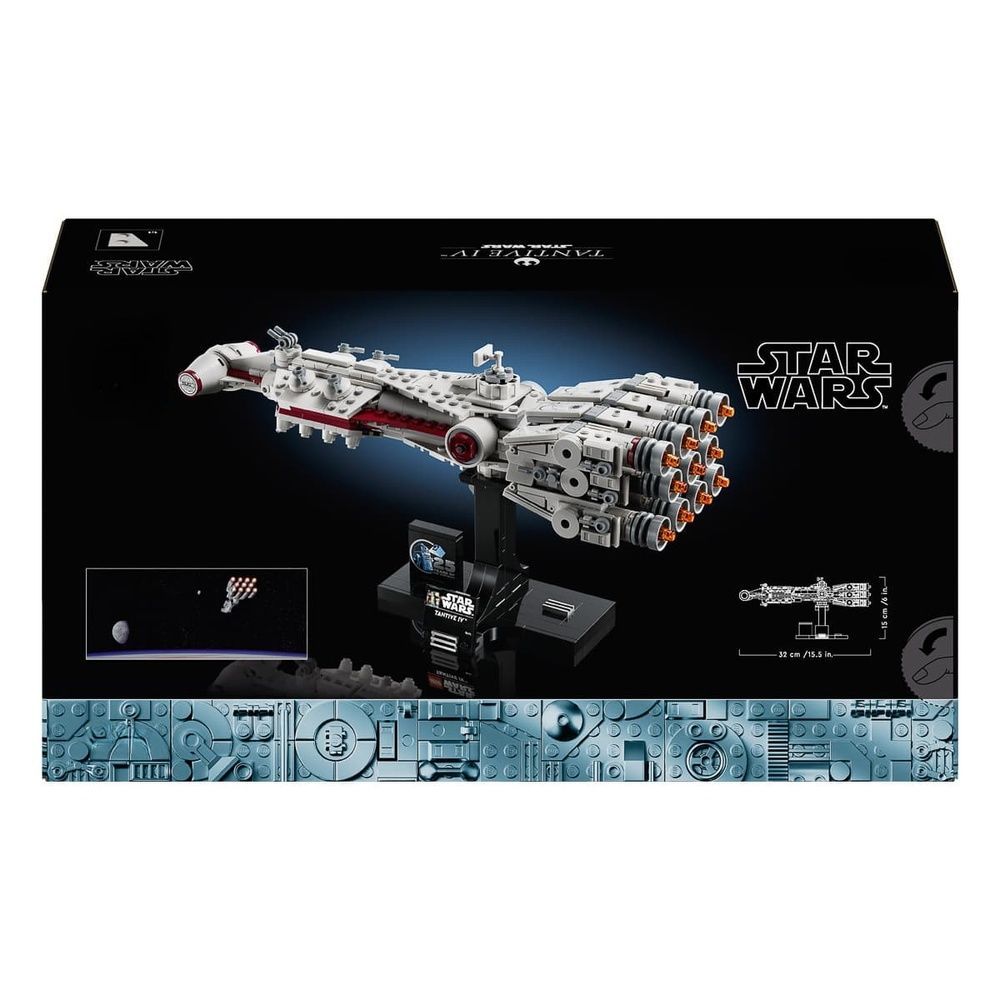 Конструктор космический корабль Tantive IV 75376, 654 деталей, серия Star Wars