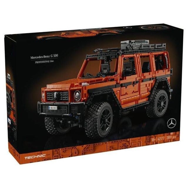 Конструктор Technic Mercedes-Benz Гелендваген G500 Professional Line 42177, 2891 деталей