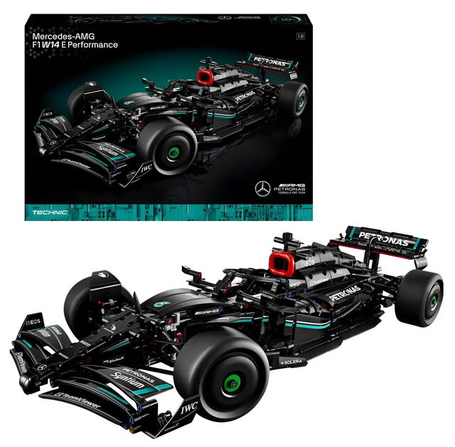 Конструктор Technic Гоночний болід Mercedes-AMG F1 W14 E Performance на 1642 деталі (88027)