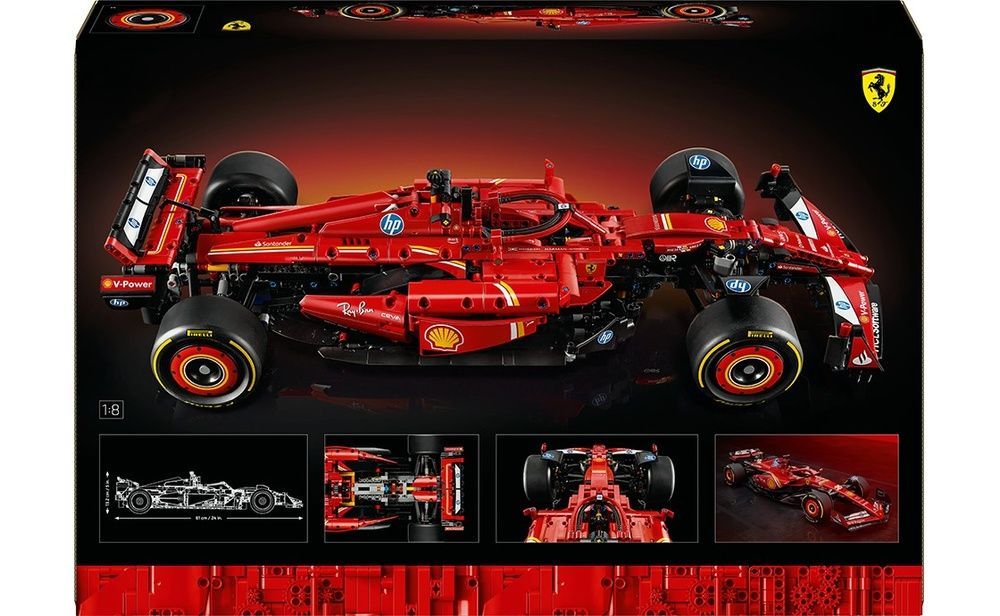 Конструктор гоночный болид Technic Автомобіль F1 Ferrari SF-24 (42207), 1361 деталь