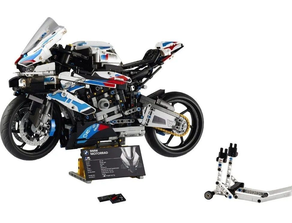 Конструктор мотоцикл BMW M1000RR, 1920 деталей