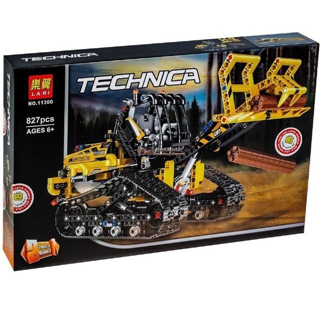 Конструктор 2 в 1 TECHNIC Гусеничный погрузчик Bela 11300.